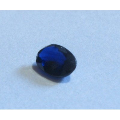 Камень - сапфир, синий, размер (7х5)mm, натуральный, форма "Овал", камень высокого качества, Дк-00004, 