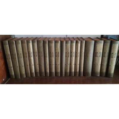 Лев Толстой, сочинений в 22 томах, неполный комплект из 19 книг, нет 1 тома, 1978-1985гг